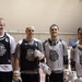 The UMD Bulldogs have named their 2012 team captains. (From left to right) senior Mike Becken, senior Joey Slattery, senior Matt Madden, and senior Drake Peterson.