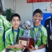 B98's: Bekele Dowty, left side, Neil Boyal, center, Binod Sapkota and Coach Willy Leiste.