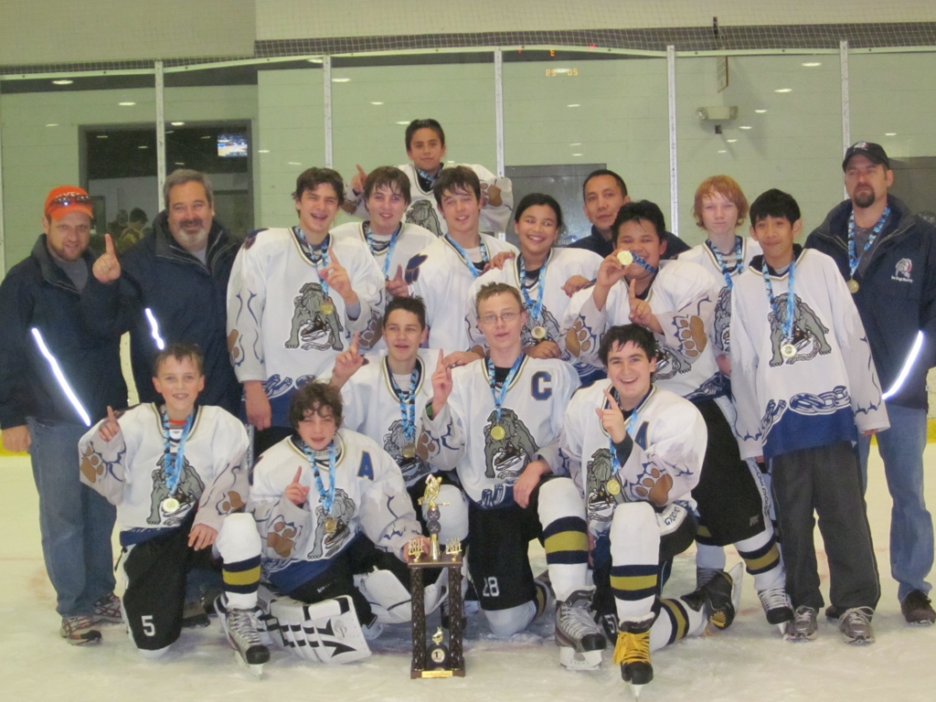 Ice Dogs Bantam B Win Thanksgiving Tournament