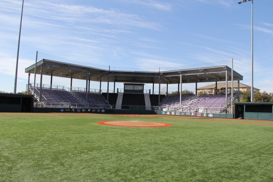 Covered stands makes the games very fan friendly